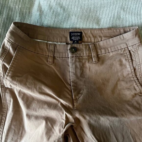 J. Crew High Rise Girlfriend Chino - Size 2 - Picture 1 of 2